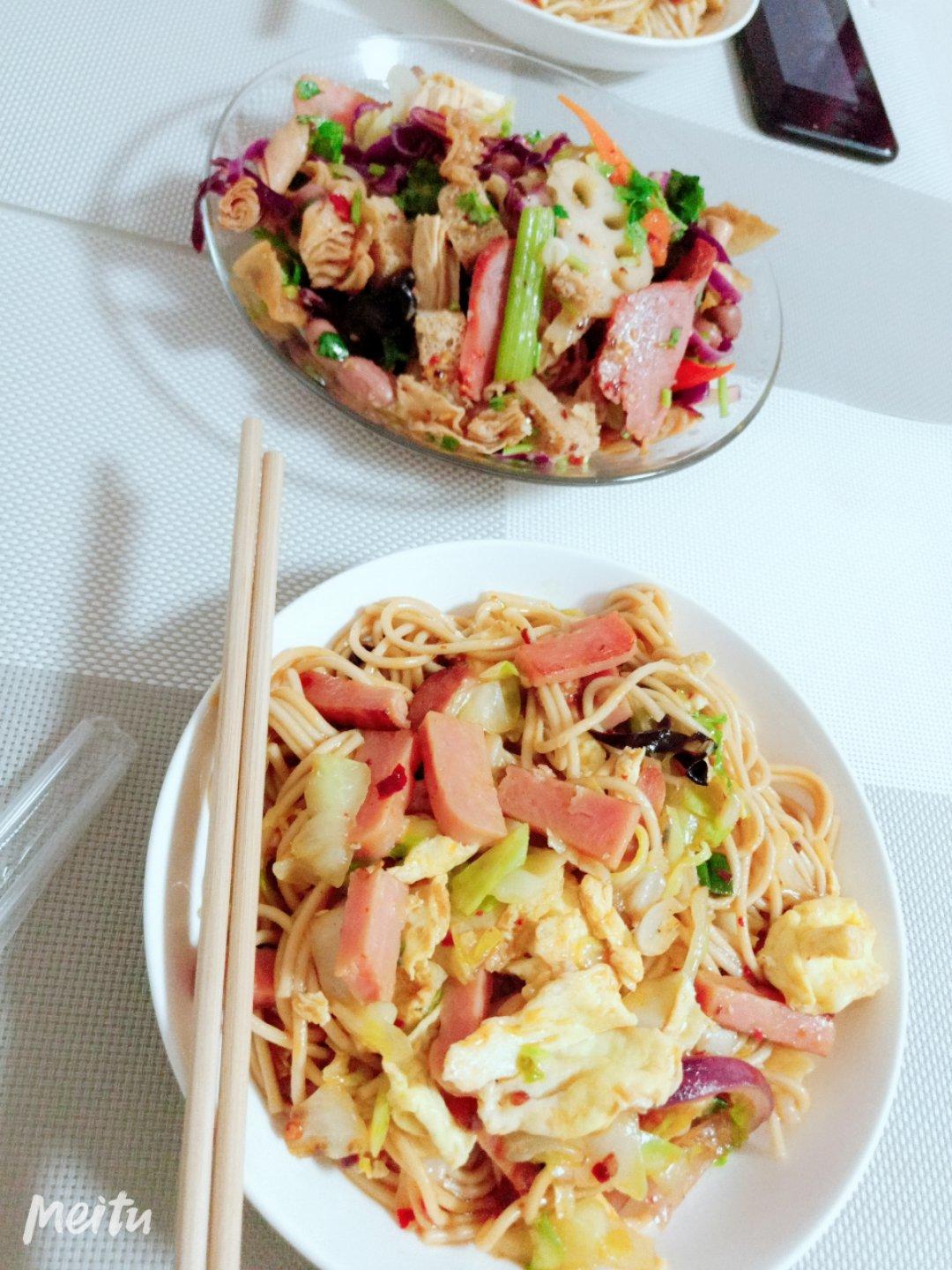 夏天快手炒面