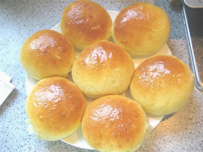 面包机+烤箱做面包：咖喱餐包的做法