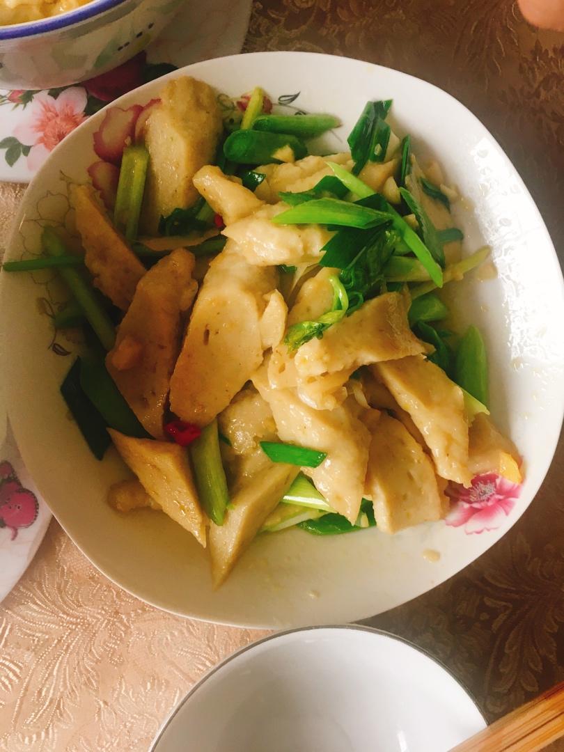 炒鱼丸