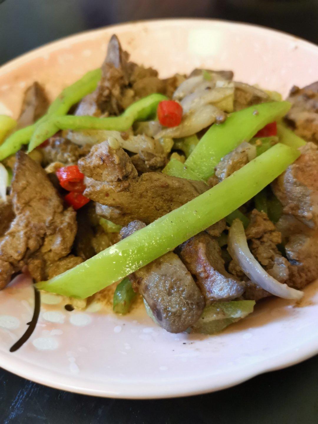 生炒鸡肝