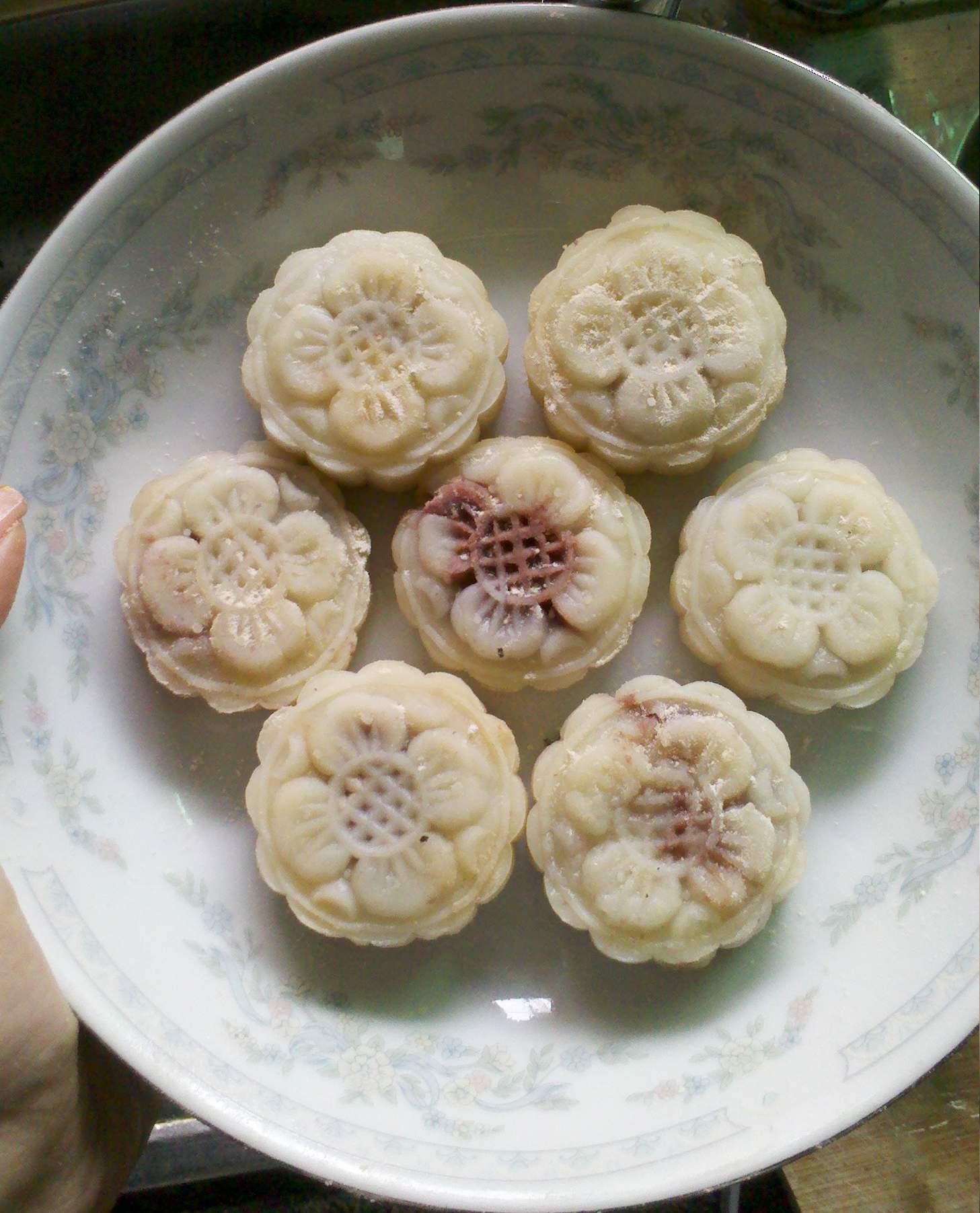 冰皮豆沙月饼
