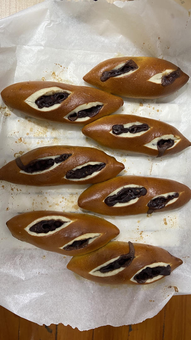 德式碱水面包｜红豆碱水面包｜0糖低卡｜超快手｜免发酵｜免手套膜｜免冷冻