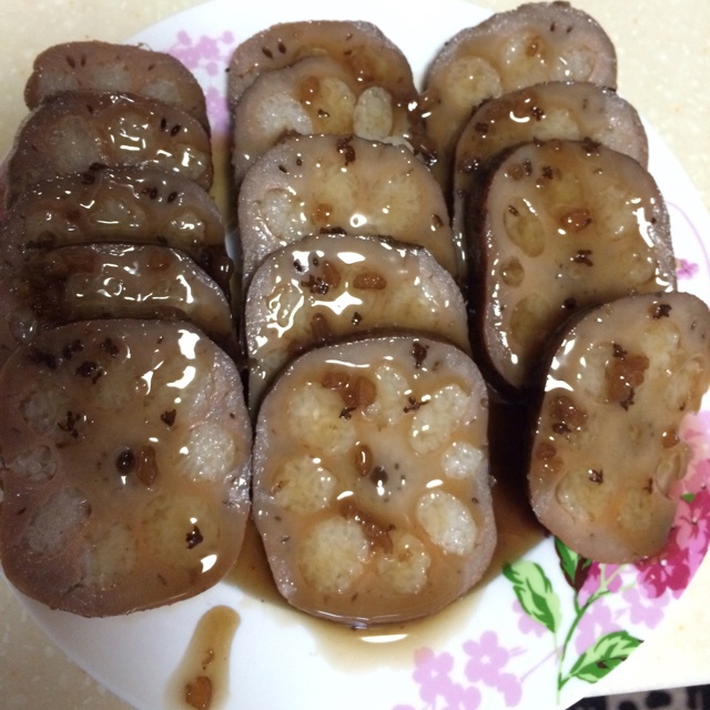 红糖糯米藕