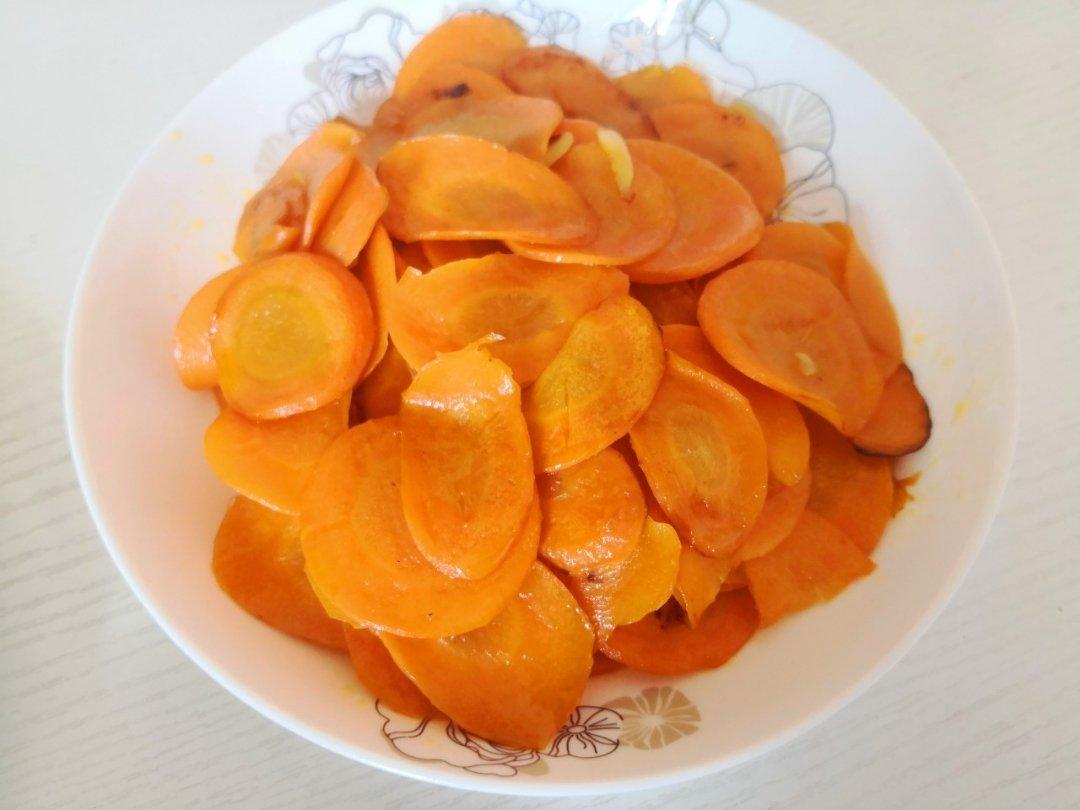 陈咩咩的小厨房做的清炒胡萝卜片