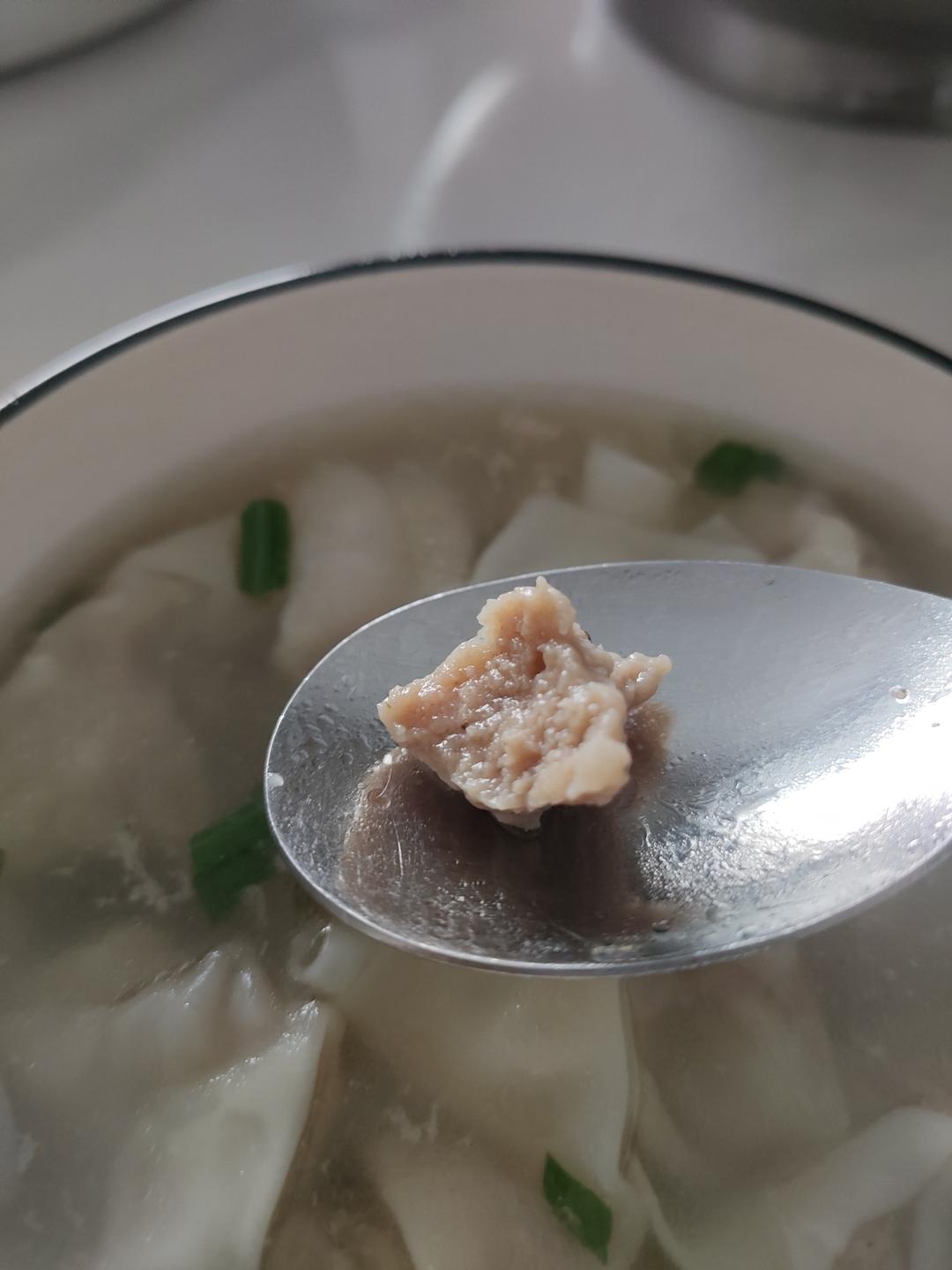 厨师机版潮汕猪肉丸🍡q弹牙的～