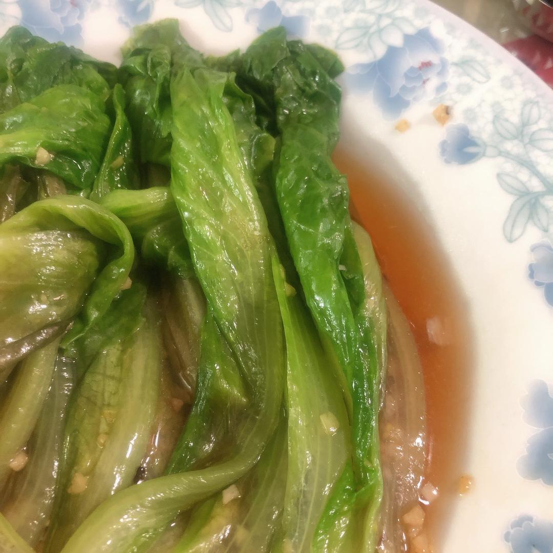 病人菜谱之一蚝油生菜/秋葵