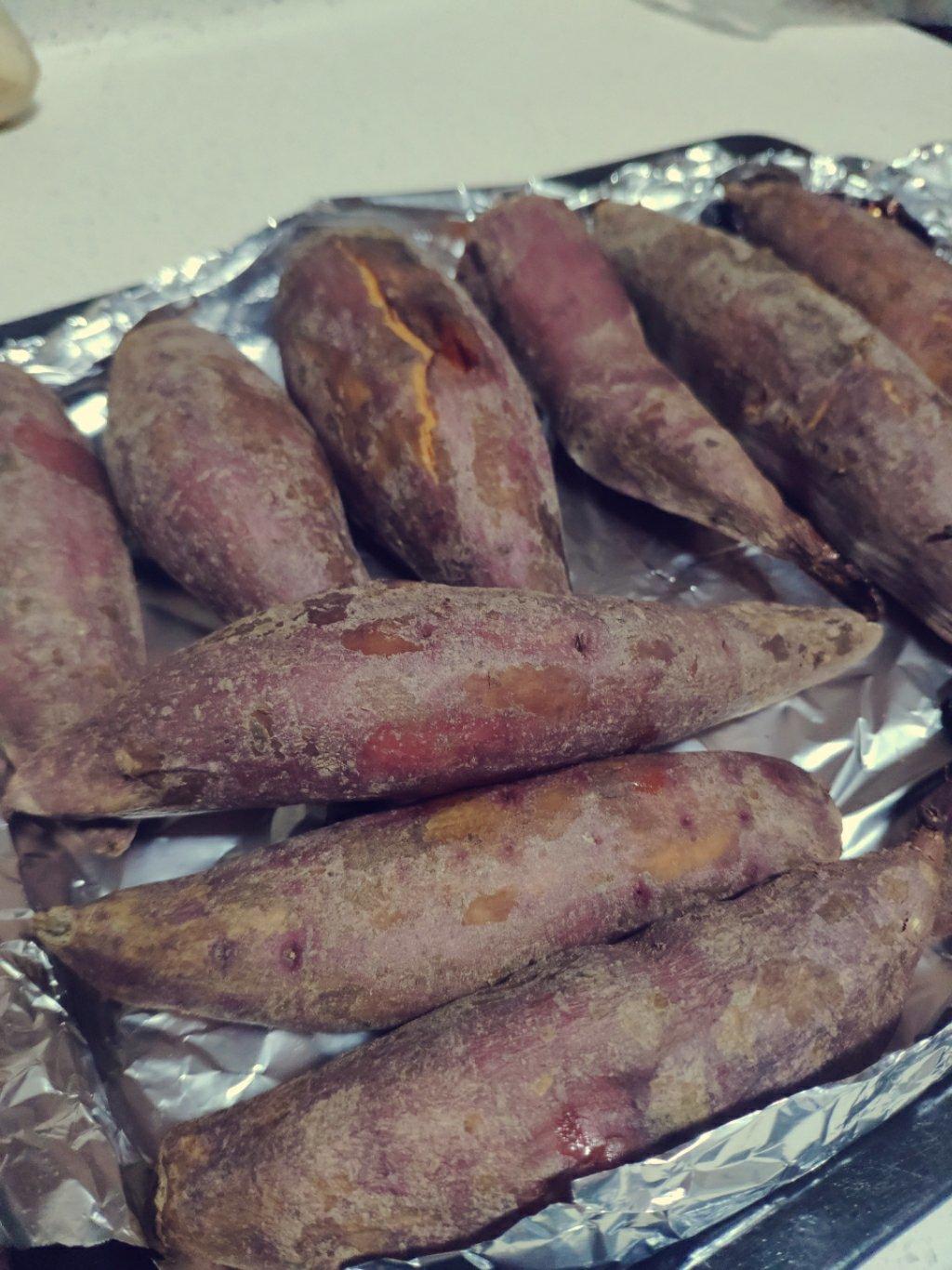 冬日限定烤红薯甜的流糖油