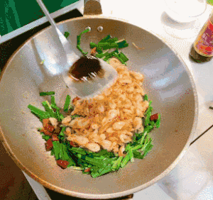 减肥餐小河虾炒韭菜的做法 步骤6