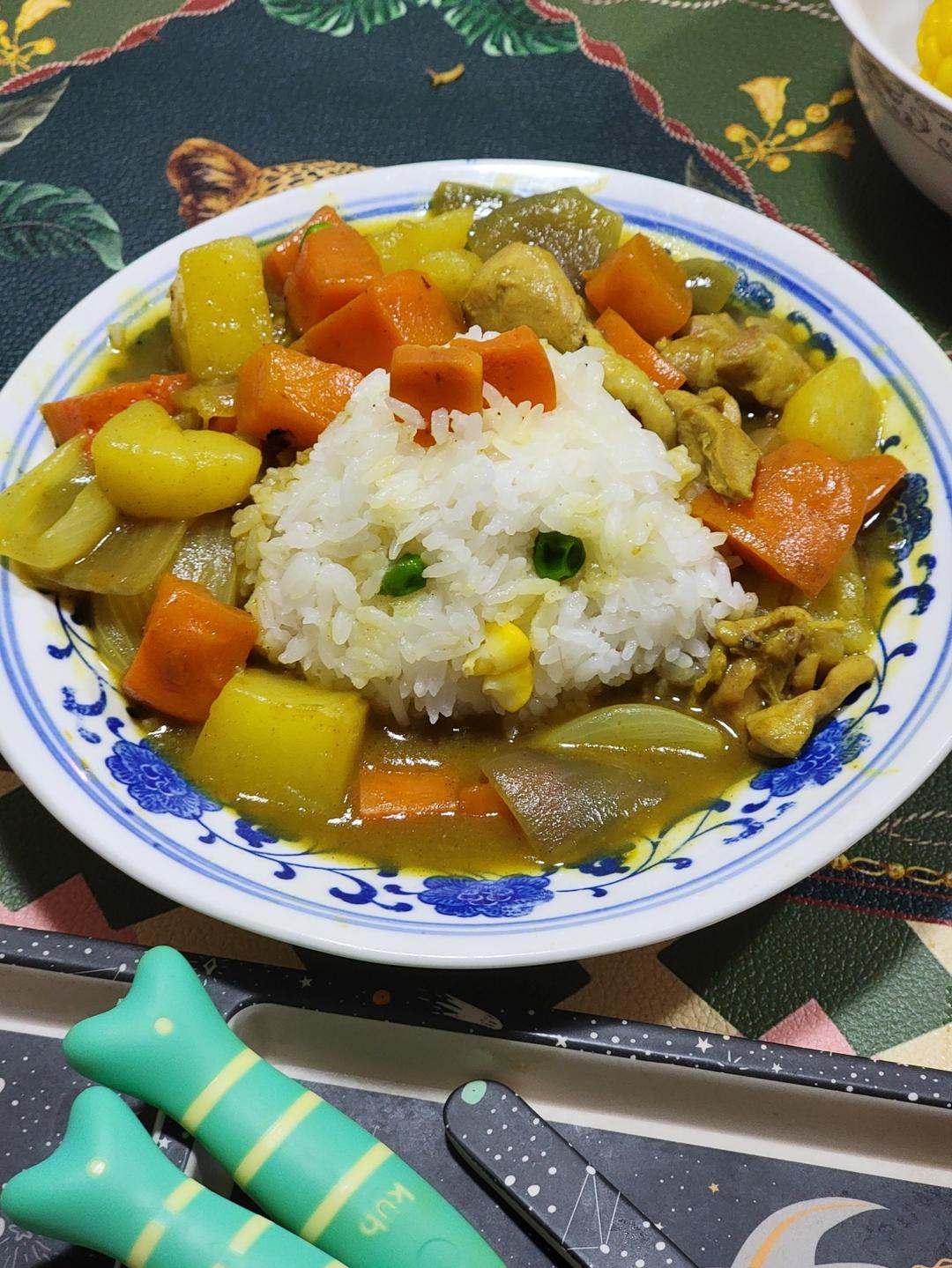 儿童节｜超可爱小鸡咖喱饭