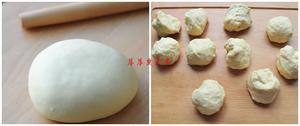 深受家人喜爱的松软面包——做法简单的汤种培根香葱面包的做法 步骤2