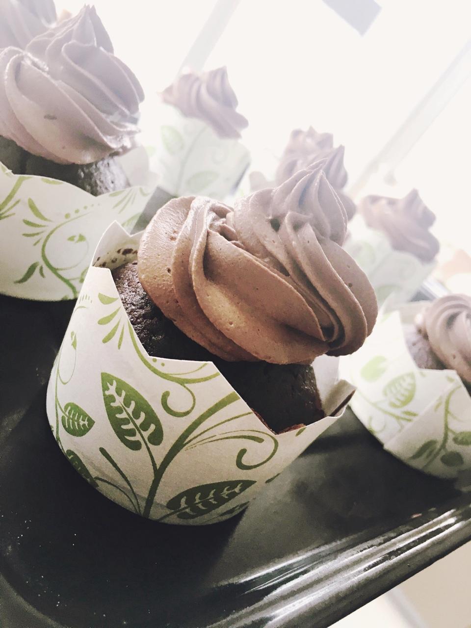 巧克力香蕉杯子蛋糕