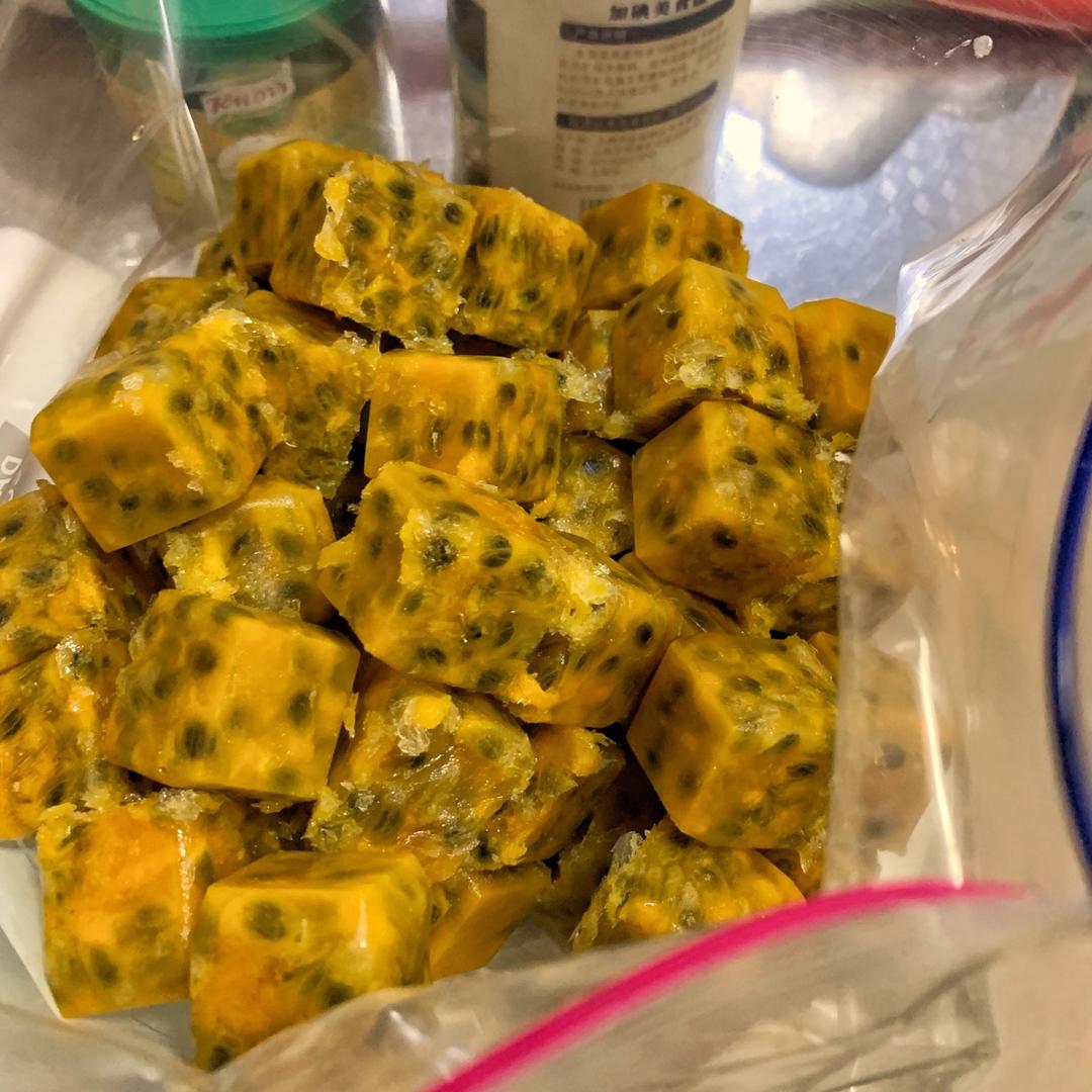 水晶百香果（百香果冰格保存）