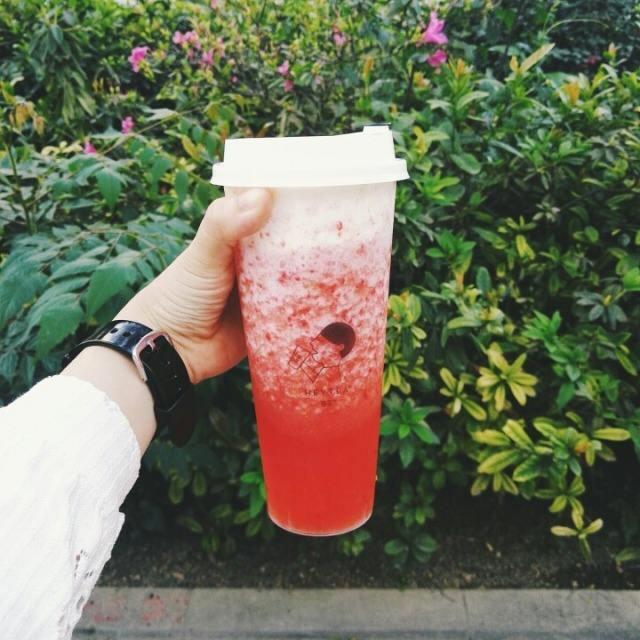 自制喜茶-芝士莓莓