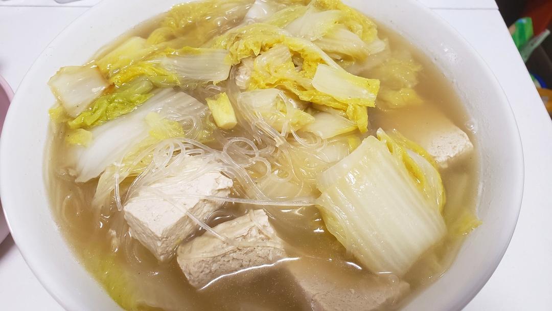 清淡食谱之白菜豆腐汤
