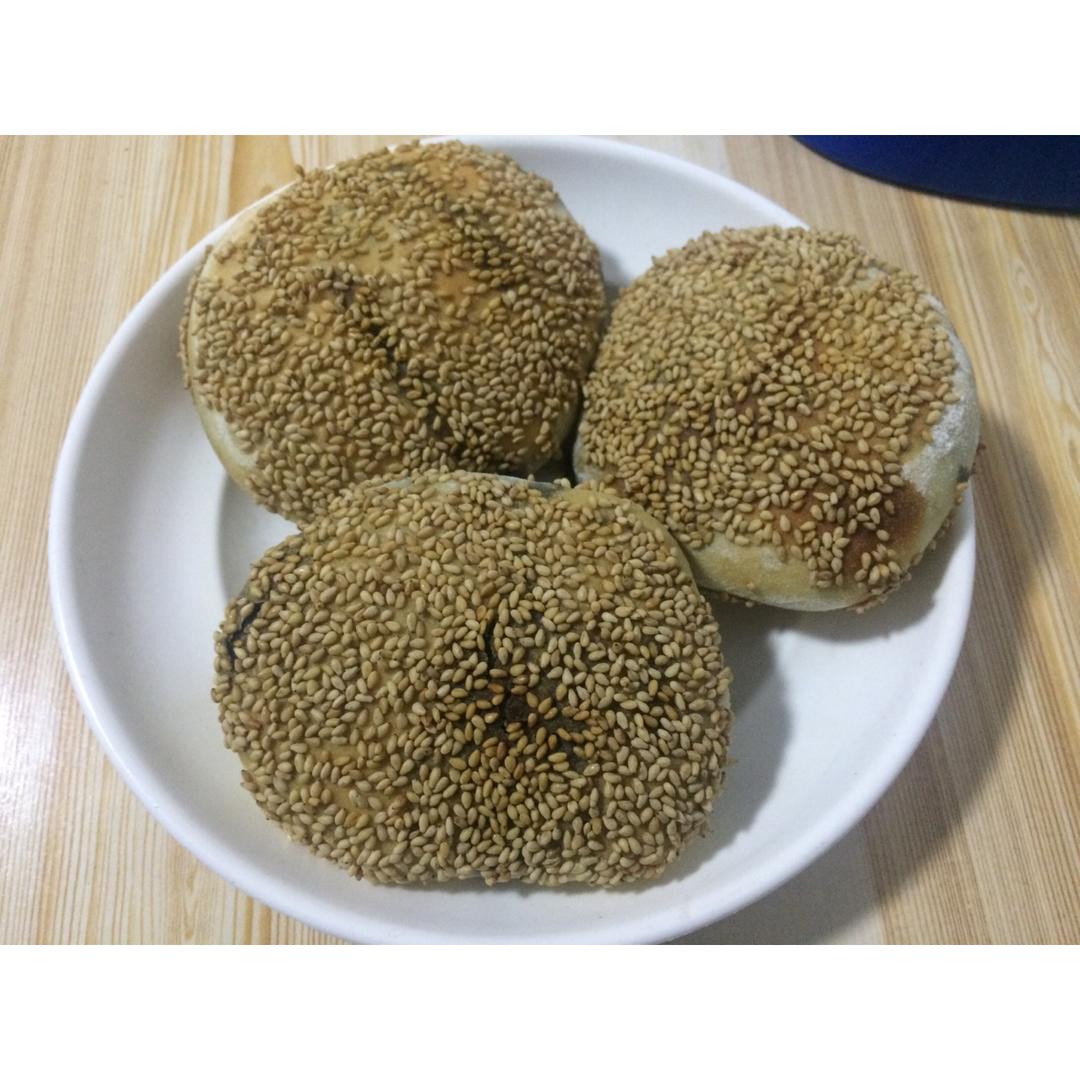 烤箱版麻酱烧饼