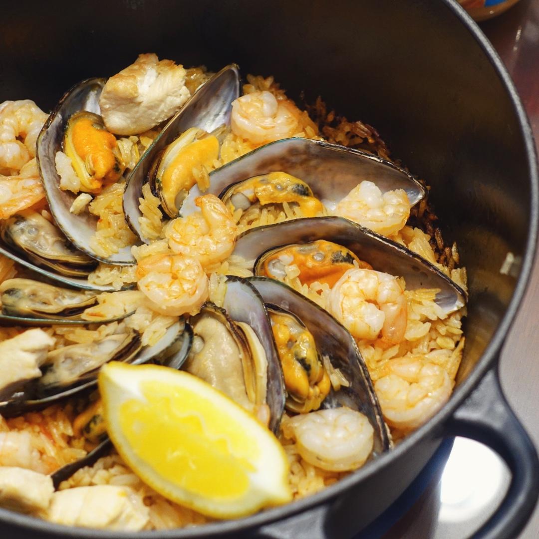 【曼食慢语】Seafood Paella 西班牙海鲜饭