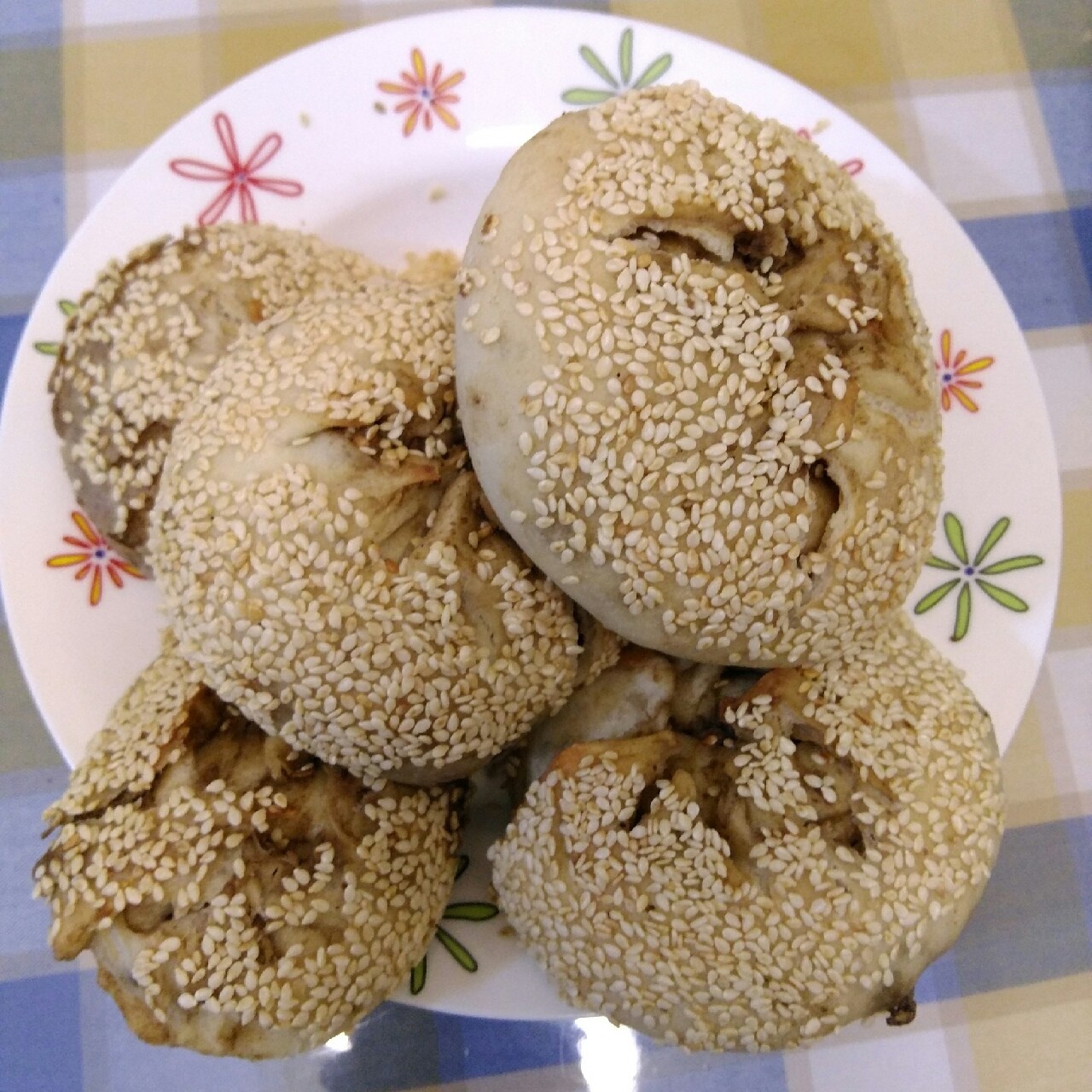 堂妈教你做麻酱烧饼