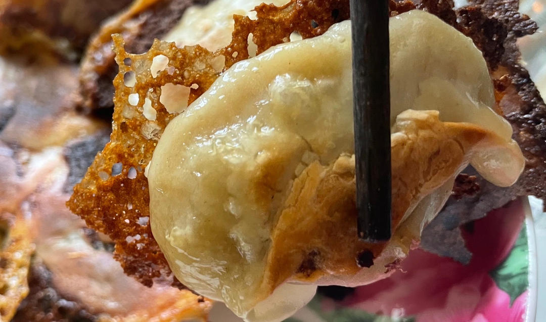 速冻饺子版煎饺