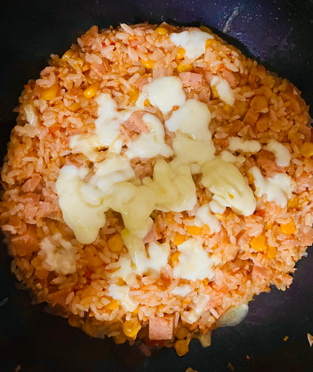 番茄芝士焗饭🍅超长拉丝~!!