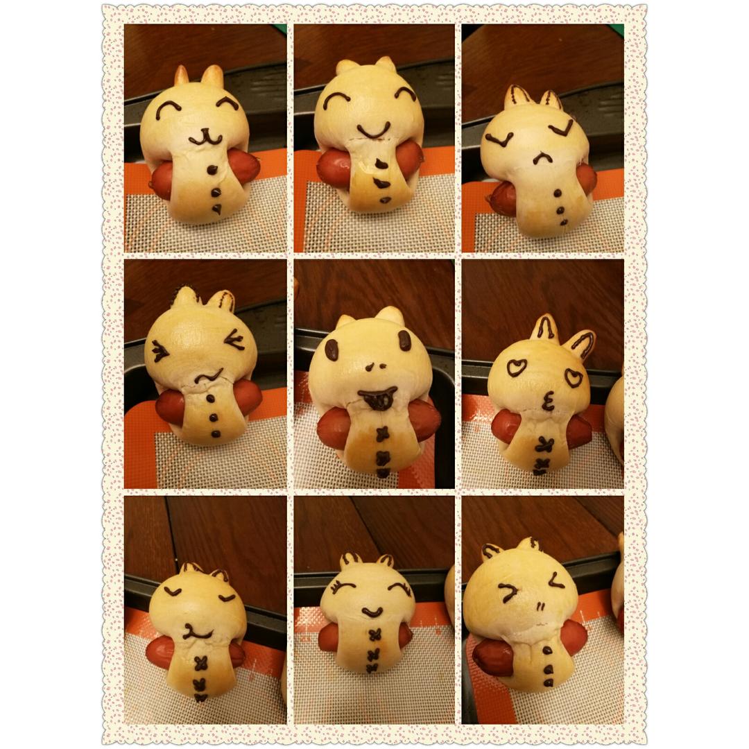 小兔子热狗包