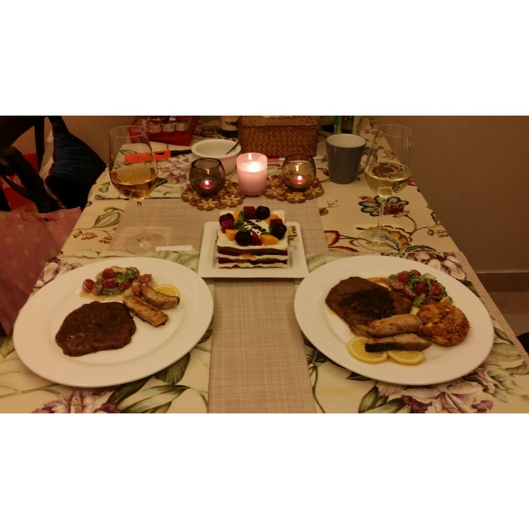 黑椒牛排（配土豆/鸡蛋，意面/蔬菜）