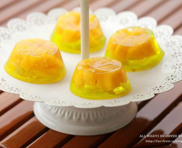 芒果蒟蒻果冻的做法