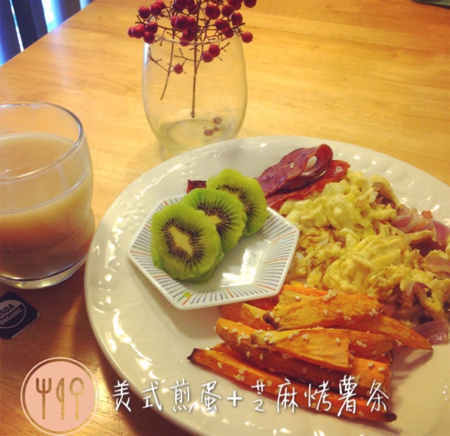 scramble egg —— 经典美式早餐