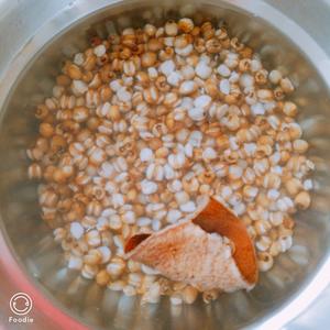 金沙薏米冬瓜柠檬水的做法 步骤2