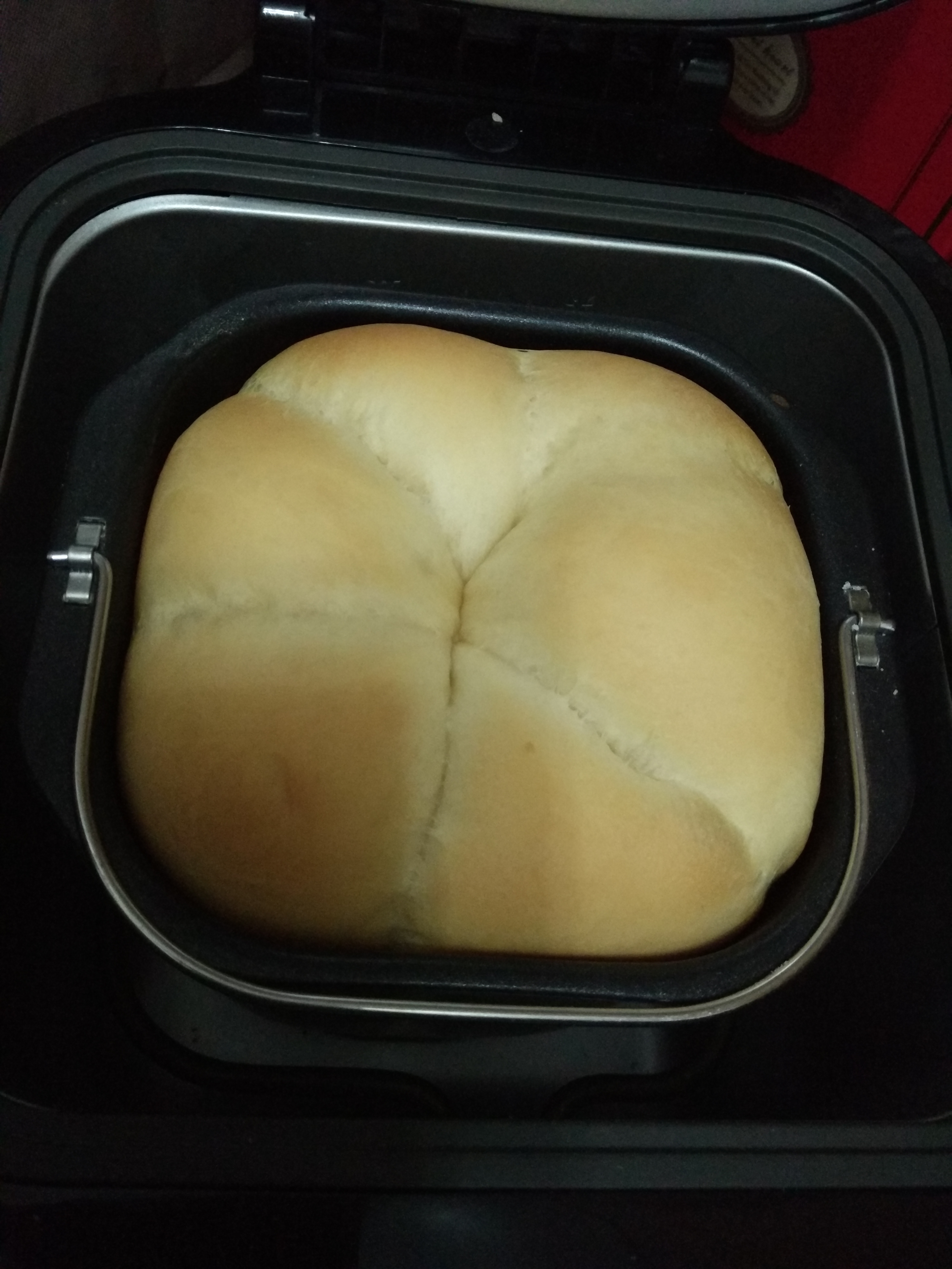美的面包机版牛奶甜面包