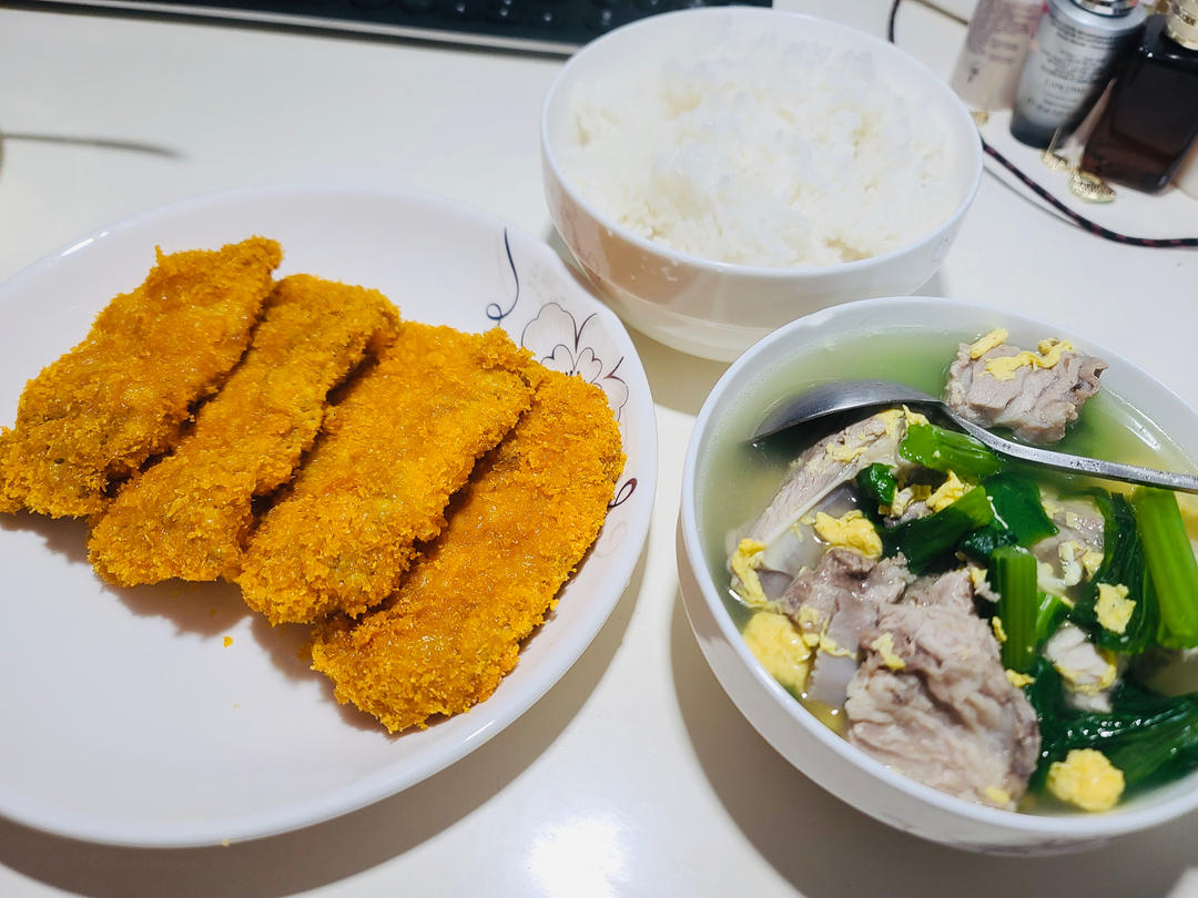 烤箱版非油炸 | “炸”猪排