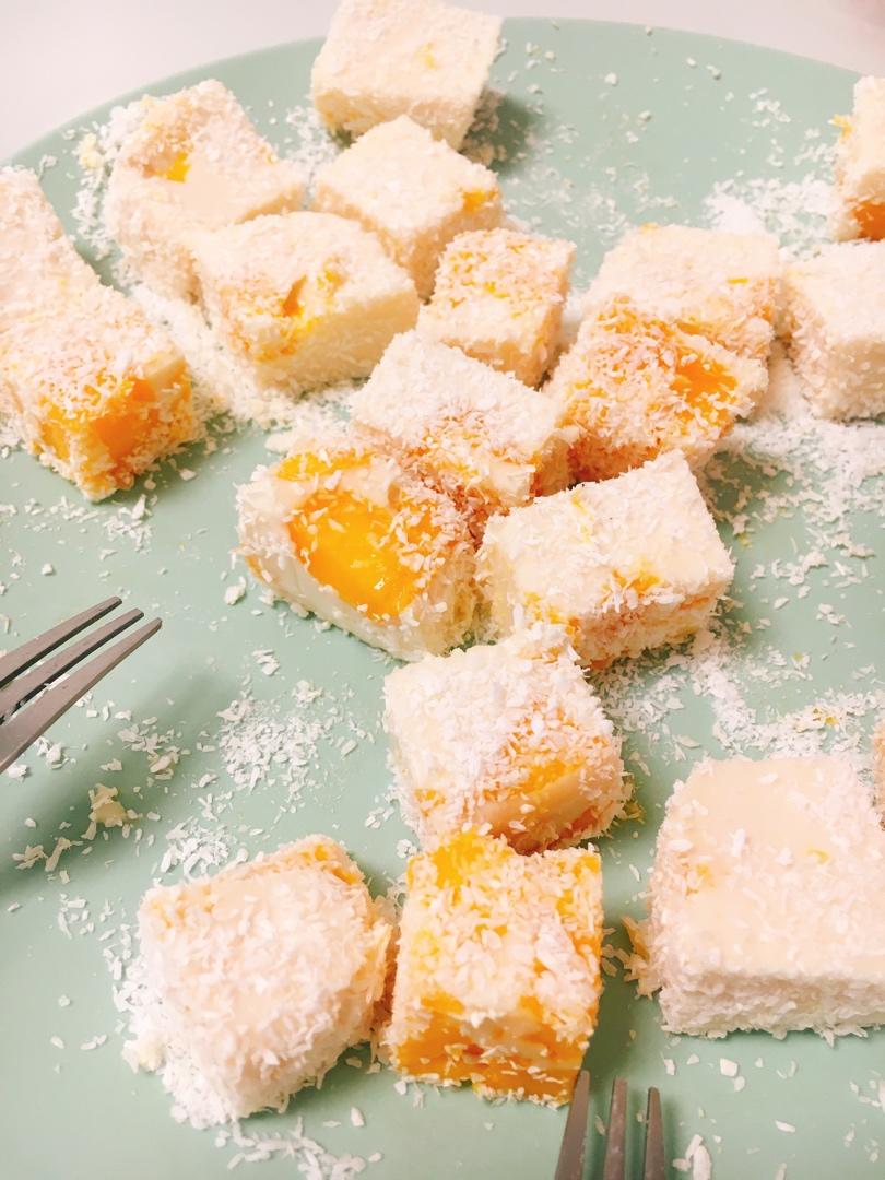 sunpark做的【芒果椰奶小方】冰冰冰凉凉凉