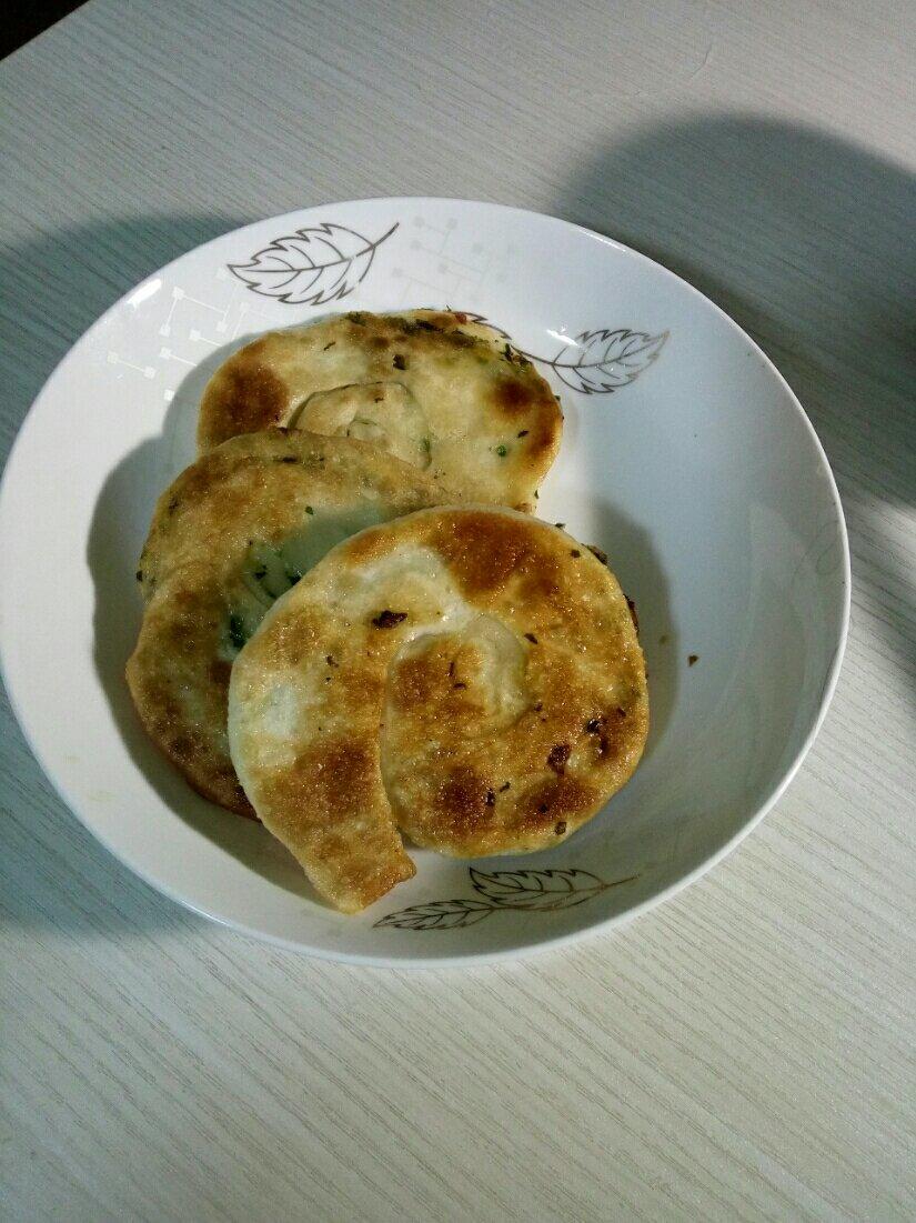 饺子皮葱油饼