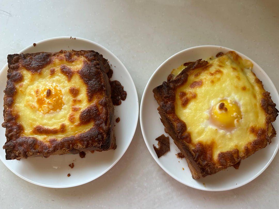 🍞🍳马苏里拉芝士蛋烤土司（完美周末早午餐2）