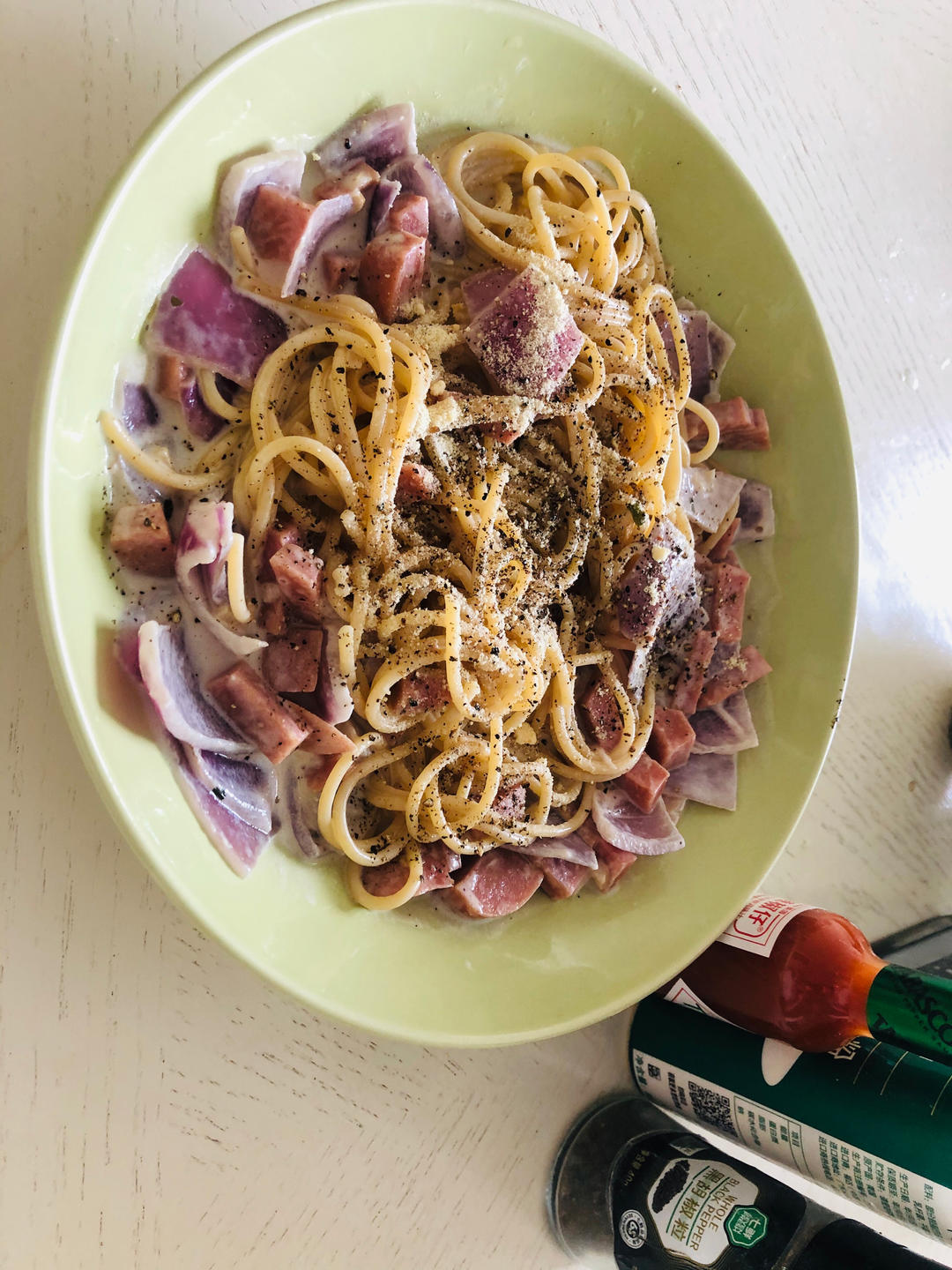 不腻的白酱奶汁意面