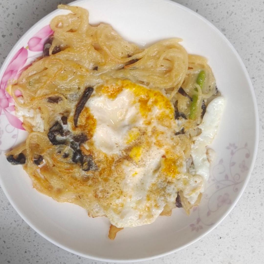 早餐饼(土豆丝饼、土豆丝鸡蛋饼)