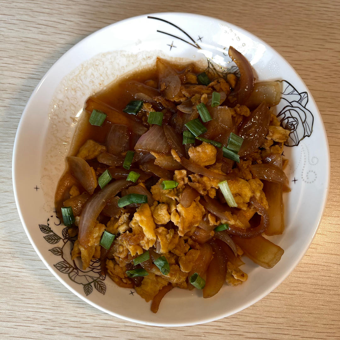 洋葱炒鸡蛋