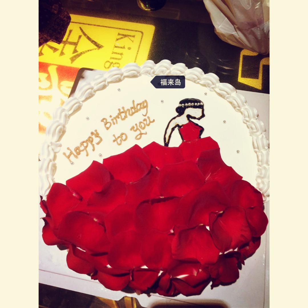 xuemiao做的玫瑰女王蛋糕