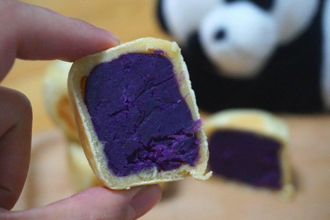 【爆浆紫薯仙豆糕】