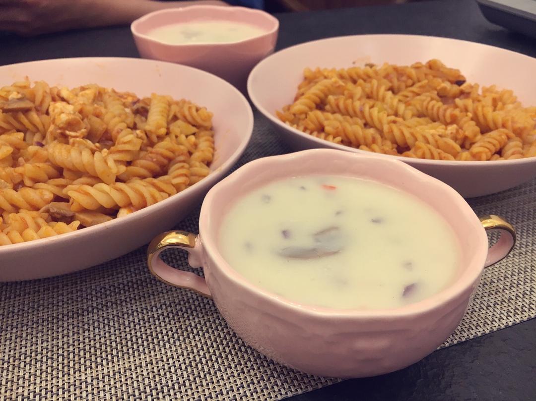 奶油鸡茸蘑菇汤（必胜客同款）
