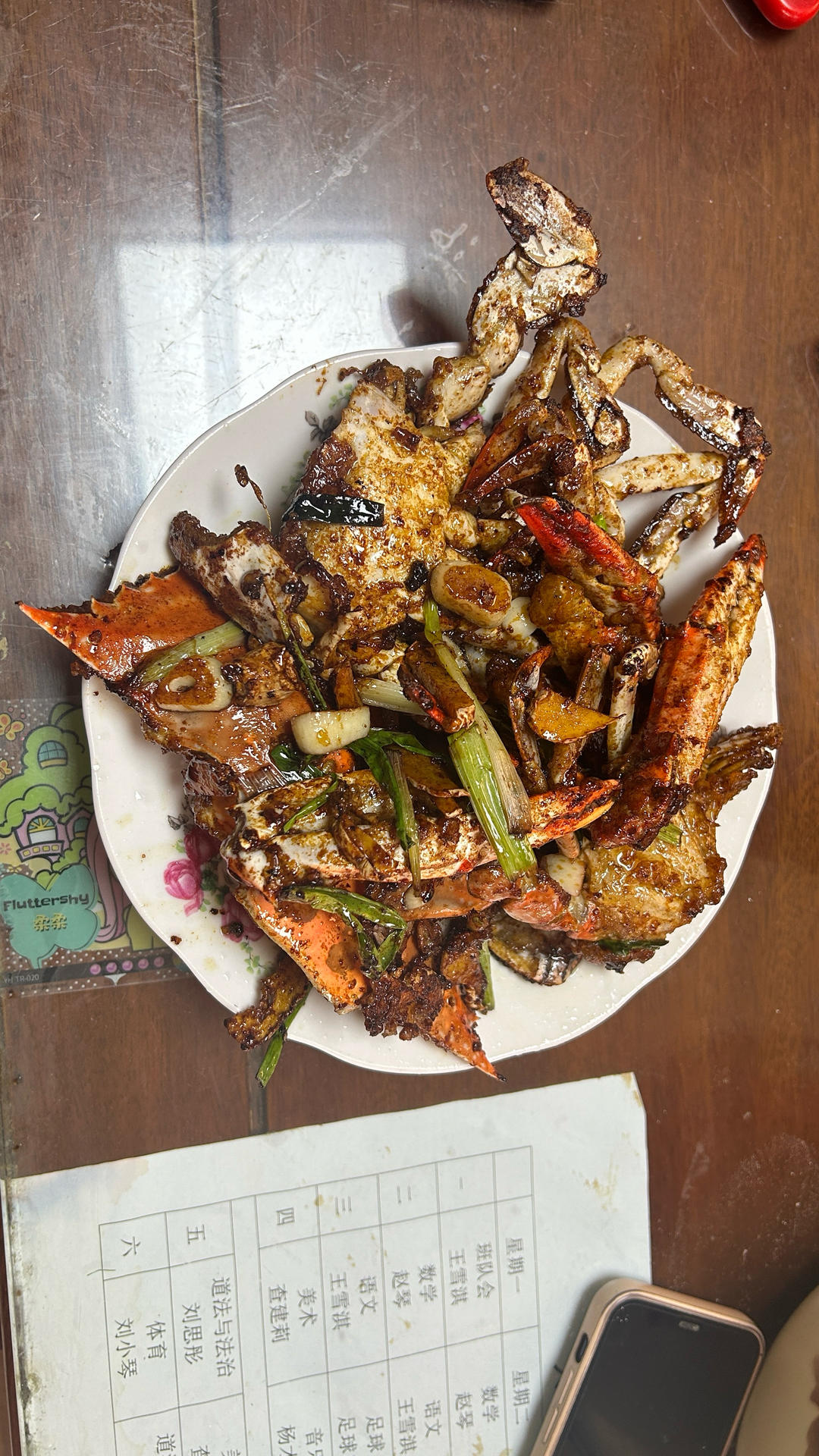 葱姜炒梭子蟹（very easy）