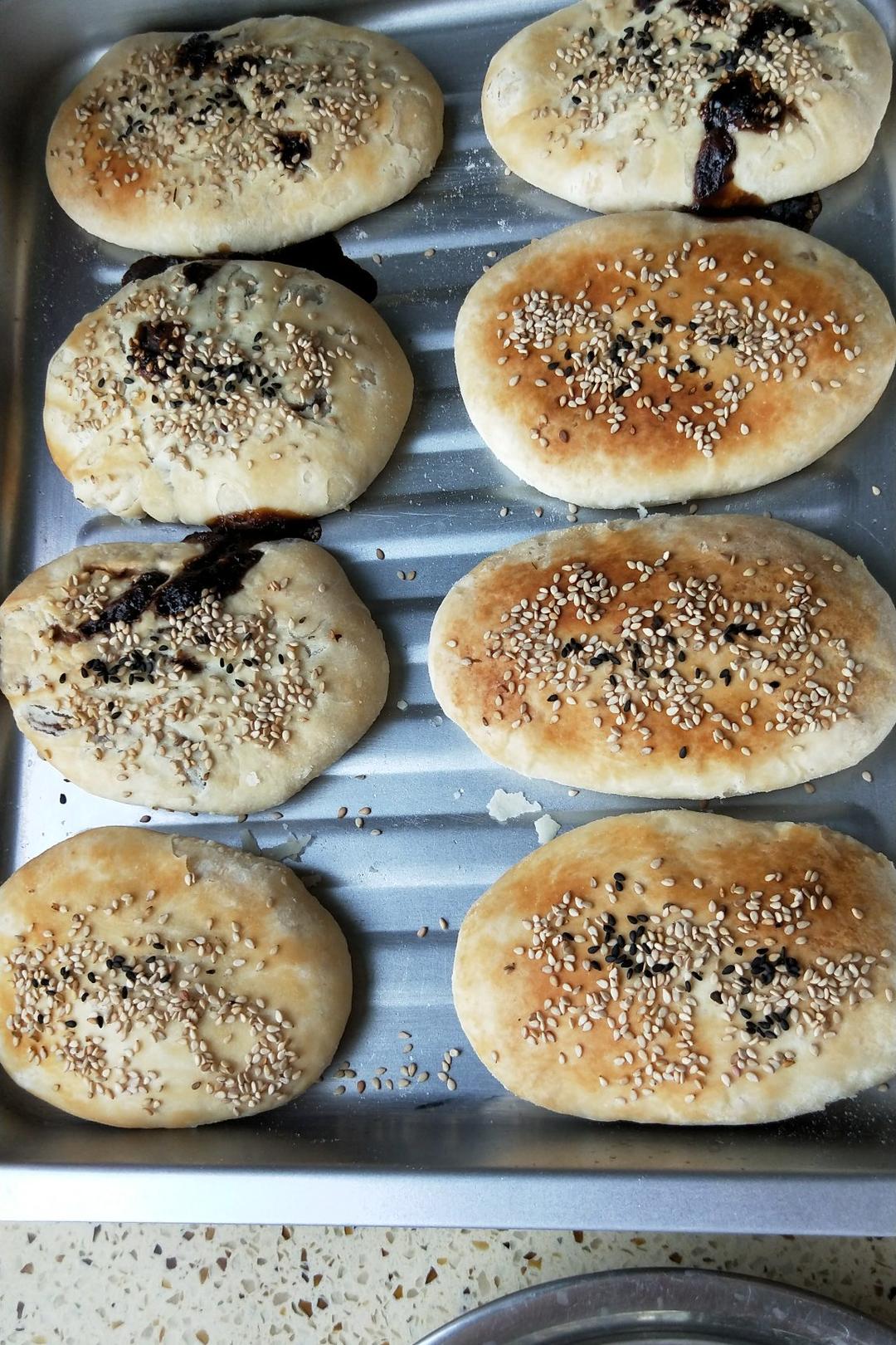 卡布奇诺3399做的红糖烧饼