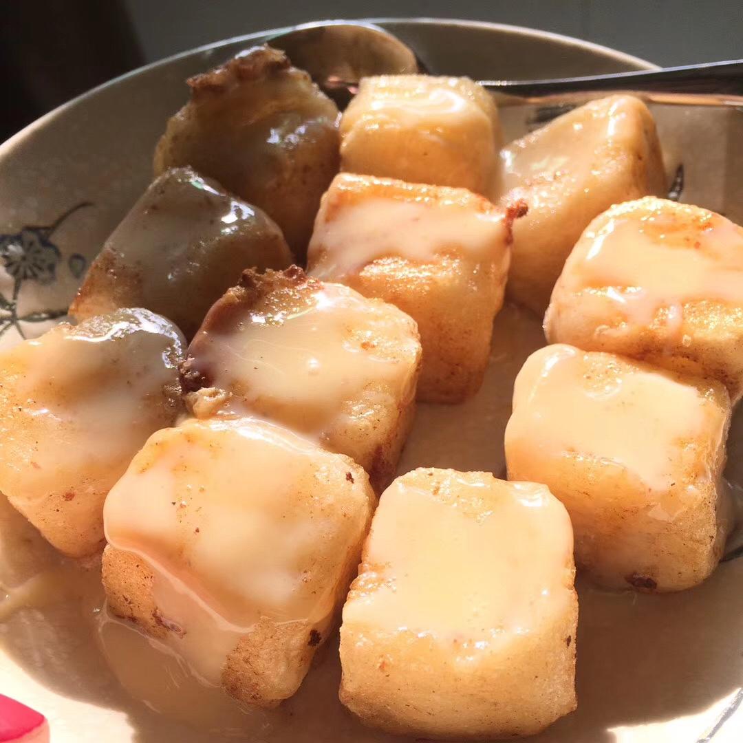 ㊙️无需烤箱，一口爆浆的芝士年糕，好吃到转圈