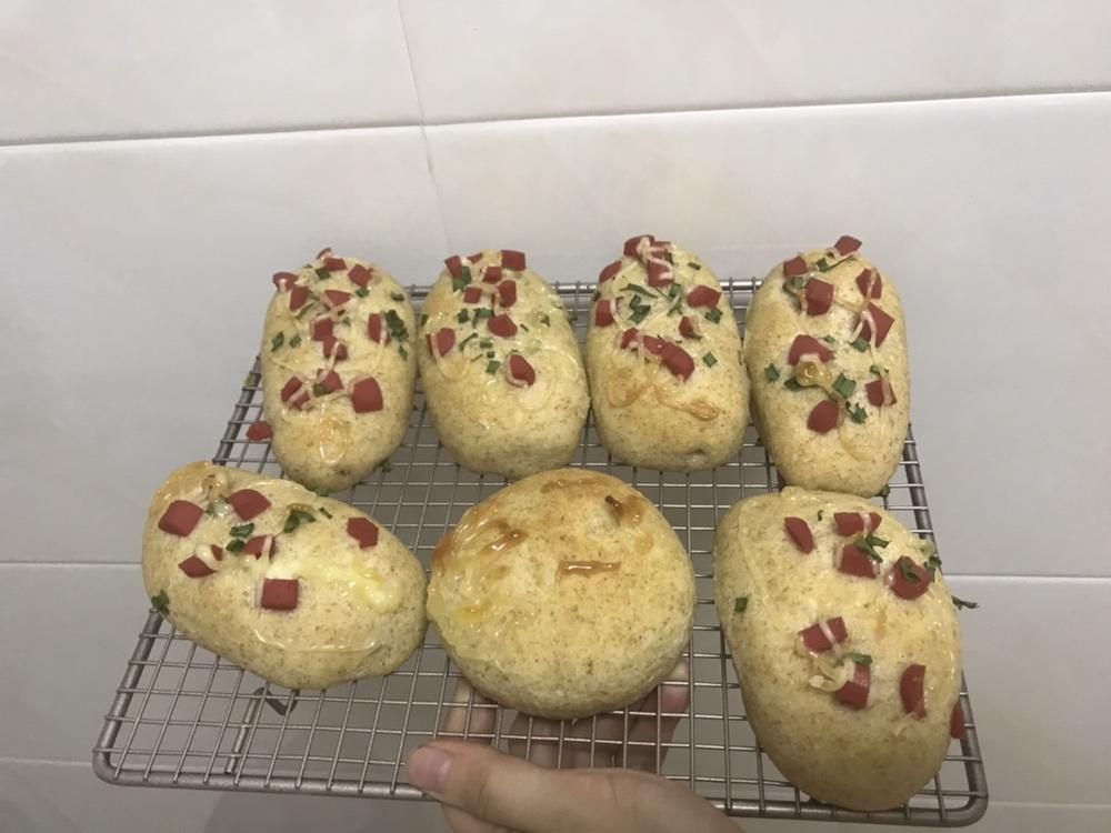 香葱火腿肉松面包