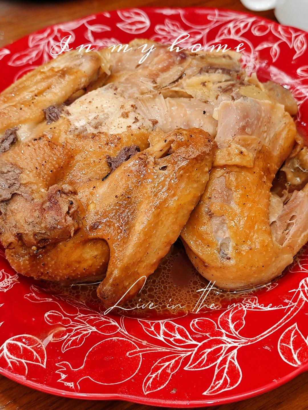 电饭煲版盐焗鸡