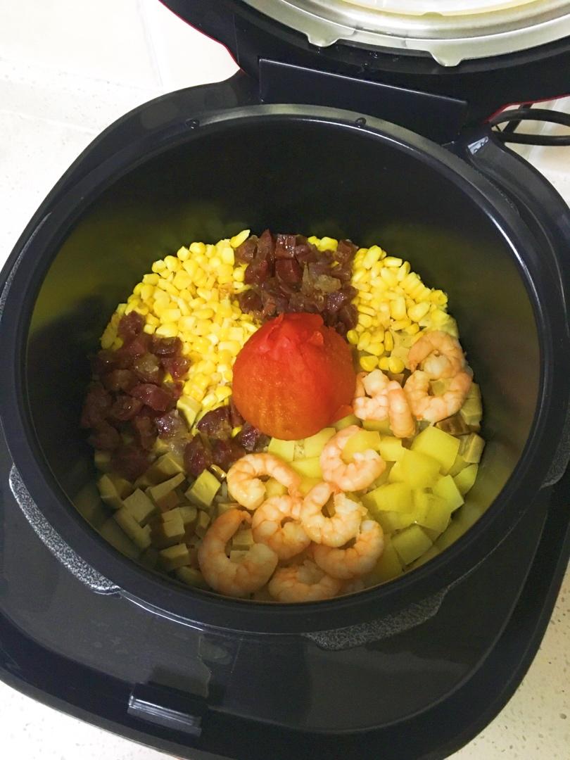 超级简单的电饭锅番茄饭
