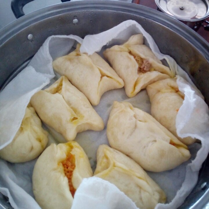 手工包子（肚脐包）