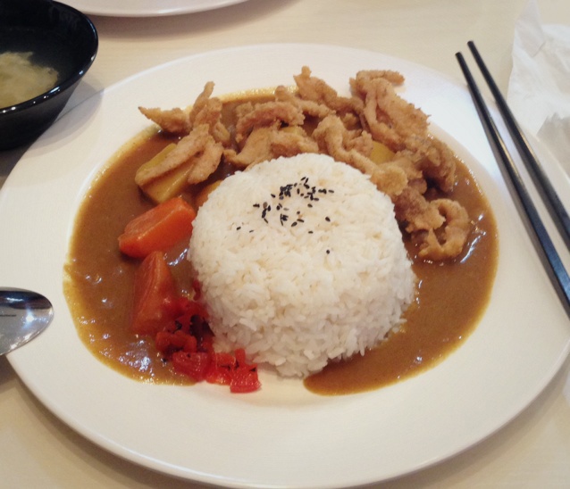 咖喱鸡柳饭