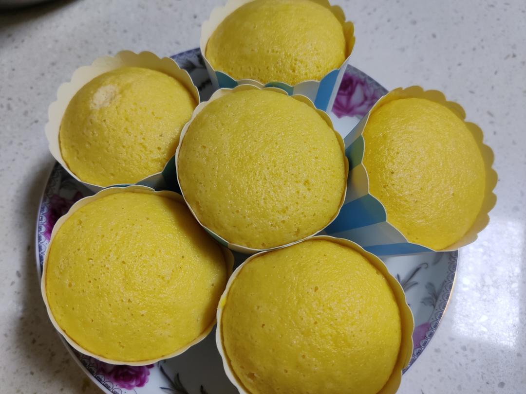 不加白面的纯玉米面发糕（奶香版）