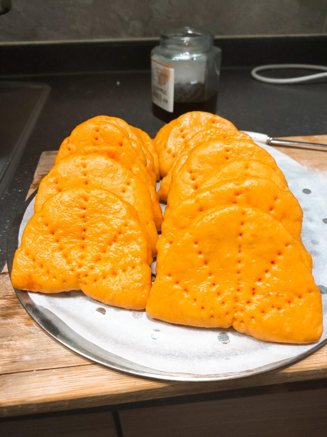 南瓜荷叶饼，家有娃娃的一定要做噢