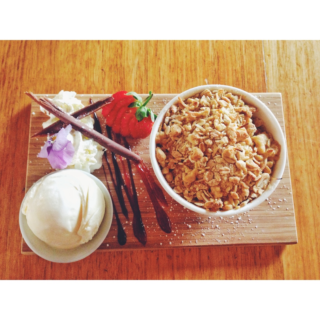 酥烤苹果 Apple Crumble